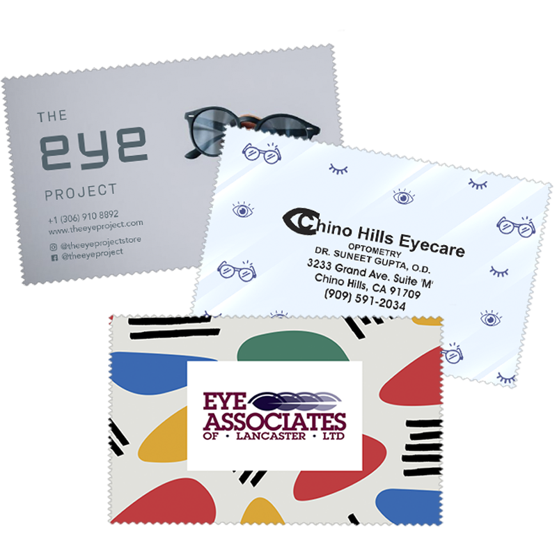Full Color Business Card Size Microfiber